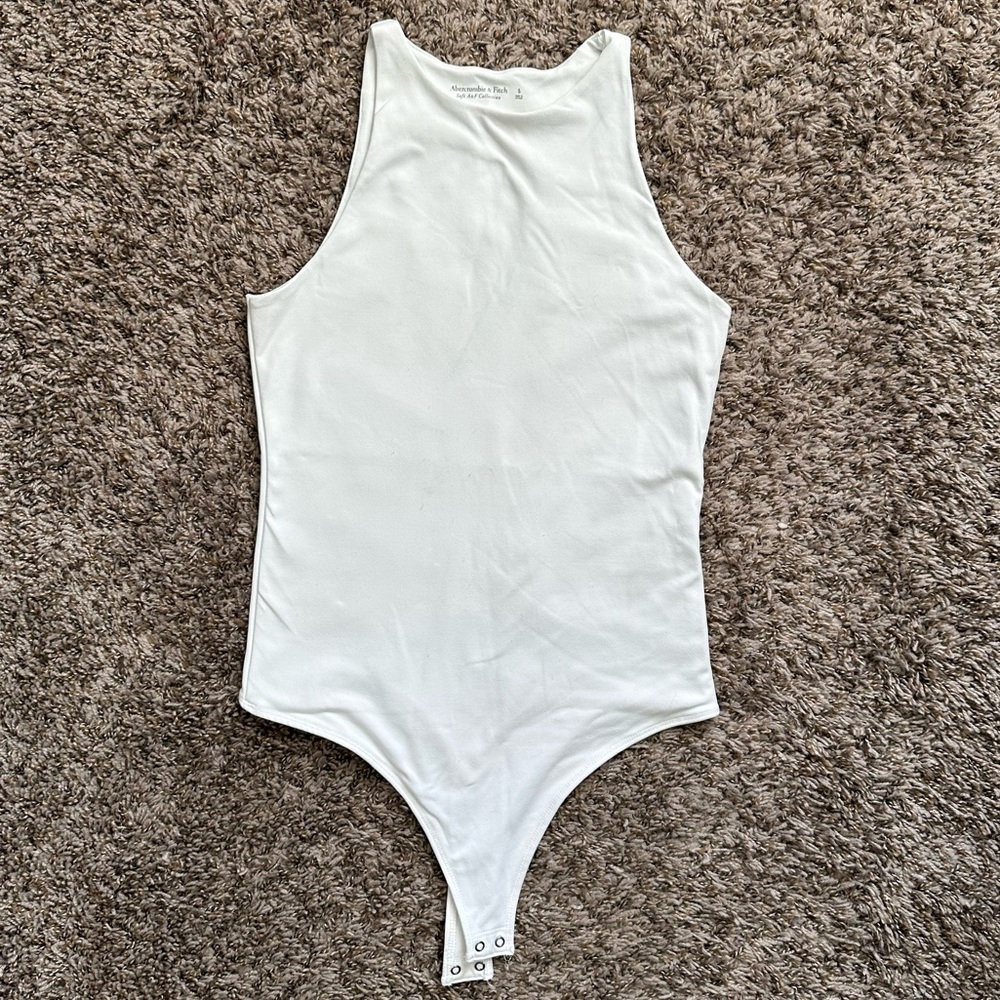 Abercrombie High-Neck Double Layered Seamless Bodysuit - size Small